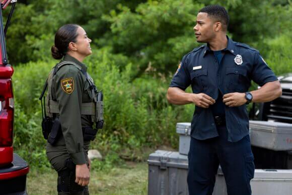 Michele Weaver as Cassidy and Jordan Calloway as Jake Crawford